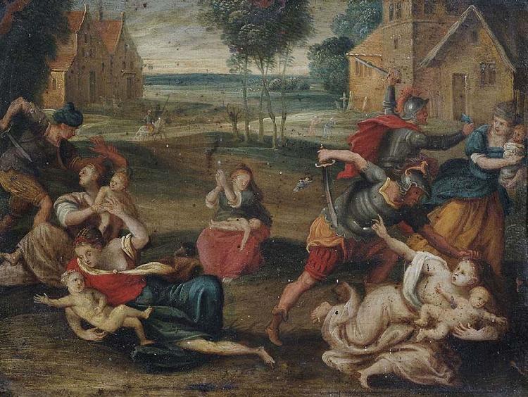 Frans Francken II Der Bethlehemitische Kindermord. oil painting image
